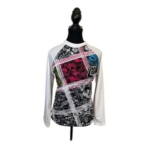 Downhill Troylee Designs Bike motocross shirt Graphic Long Sleeve size XS